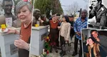 Anca Pandrea, petrecere cu tort și șampanie la mormântul lui Iurie Darie: „Azi râdem și petrecem pentru că este ziua lui. Nu l-am visat, dar l-am văzut când stăteam la masă și l-am urmărit până în dormitor. S-a uitat atent la mine”