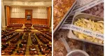 Inspectorii ANPC au închis unul dintre restaurantele din Parlament, timp de șase luni. Au fost găsite peste 700 de kilograme de carne expirate