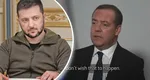 Dmitri Medvedev, cu referire la Zelenski: „Câinele turbat și plin de paraziți este periculos. Așa că, mai bine să fie eutanasiat, fără să sufere”