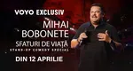 Surpriza lui Mihai Bobonete pentru fani: „Sfaturi de viaţă”, un nou show de stand-up, exclusiv pe VOYO