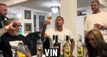 Serghei Mizil și-a lansat propria marcă de vinuri. I-a chemat la degustare, la Snagov pe Tamaș, Budescu și Alexa: „Sticlele goale sunt ale lui”
