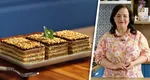 Prăjitură cu foi fragede și cremă de caramel și nucă, un deliciu care se topește în gură. Cum pregătește Jamila acest desert apetisant