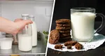 Ingredientul care păstrează laptele dulce timp de trei săptămâni. Trucul banal care te ajută să nu faci risipă alimentară