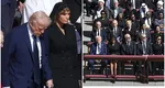 FOTO Melania Trump a atras toate privirile la funeraliile Papei Francisc. Ce ținută a purtat Prima Doamnă a Americii
