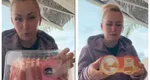 O româncă din Spania arată ce a putut să cumpere, cu nici 100 de euro, din supermarket: „Am reușit să iau de toate”