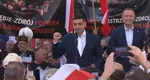 VIDEO George Simion îşi face campanie în Polonia: „Birocrații care nu au fost aleși încearcă să fure democrația din România”
