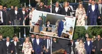 ALEGERI 2025 George Simion s-a prezentat la vot alături de Călin Georgescu, ambii însoţiţi de soţii / VIDEO