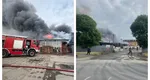 Incendiu puternic la un depozit din București. A fost emis Ro-Alert