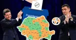 Rezultate alegeri prezidențiale 2025. Nicușor Dan, votat masiv în Transilvania și București. În ce județe a câștigat George Simion. Harta votului din diaspora