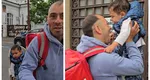 Tăticul livrator care a uimit România! Povestea lui Aurel a impresionat mii de români