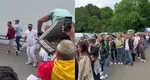 Susținătorii lui George Simion au blocat o secție de votare din Dortmund, pentru a nu le permite altor români să voteze VIDEO