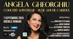 Soprana Angela Gheorghiu – 35 de ani de carieră internațională și aniversarea zilei de naștere, într-un concert grandios, pe 7 septembrie, la Arenele Romane din București