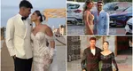 FOTO Cum s-au îmbrăcat soțiile de fotbaliști la nunta lui Florinel Coman. Feli a cântat live la eveniment
