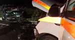 Accident cu ambulanță pe E58. Două persoane au murit și patru au fost rănite