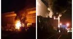 Incendiu puternic la Termocentrala Mintia. Peste 40 de pompieri au intervenit