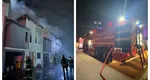 Incendiu puternic lângă București. Pompierii au intervenit într-un complex rezidențial