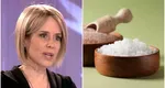 Câtă sare este bine să mâncăm zilnic. Mihaela Bilic: „Nu mai e nevoie să punem solnița pe masă!”