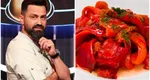 Salată de ardei copți, rețeta lui Orlando Zaharia: „Se simte gustul prin telefon? Așa îi făcea mamaia”