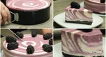 Prăjitură cremoasă cu mure și biscuiți Oreo, fără coacere. Desertul perfect în zilele toride