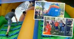 Copii răniți în tobogan gonflabil, într-un parc de distracții, de 1 Iunie. Un băiat de 9 ani a ajuns la spital