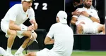 Wimbledon 2025: Grigor Dimitrov conducea cu 2-0 în meciul cu Jannik Sinner, dar a fost nevoit să abandoneze