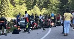 VIDEO Tragedie pe Transalpina: Doi motociclişti au murit pe loc. Accident grav şi pe Transfăgărăşan, motociclist intubat luat cu elicopterul SMURD