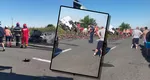 Tragedie pe DN54. Doi șoferi morți și un pasager rănit, în urma unui accident cu o dubă de pepeni. O mașină a luat foc
