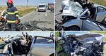Accident cumplit în Arad, pe DN 7B. Două persoane au murit pe loc, iar patru, printre care și copii, au ajuns la spital. A fost chemat elicopterul SMURD FOTO