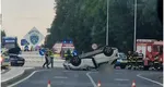 Accident mortal la Balotești. Două mașini s-au ciocnit într-un sens giratoriu