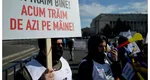 Sindicatele protestează la Parlament în ziua moţiunii: „Refuzăm să mai fim folosiţi ca ţinte electorale sau vinovaţi de serviciu”