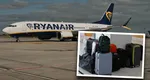 Veste bună pentru turiștii români. Ryanair mărește dimensiunea bagajului de mână gratuit cu 20%