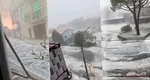 Imagini de coșmar din Italia, după furtuni violente cu grindină masivă! Mărturiile unei românce: „13 ani de când locuiesc în Italia, eu nu am văzut așa fenomen”