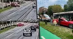 Momentul în care două femei din Alba Iulia au fost spulberate pe trotuar de un șofer teribilist. Imaginile surprinse pe camerele de supraveghere