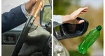 Amenzi de până la 18.000 de euro pentru șoferii care aruncă șervețele, mucuri de țigară sau sticle de plastic din mașină