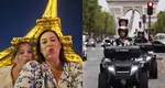 Oana Roman s-a plimbat pe ATV pe marile bulevarde din Paris. Imaginile incredibile care i-au uimit pe internauți