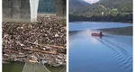 Lacul Izvorul Muntelui a fost curăţat de buştenii aduşi de viituri. Cum arată acum imensa acumulare de la Bicaz