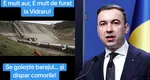 Ministrul Energiei explică motivul pentru care este golit Lacul Vidraru: „Am văzut și eu acele teorii conspiraționiste semi-reptiliene, niște aberații cât casa”