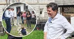 Nicușor Dan, vizită surpriză la Roșia Montană, unde se află în vacanță cu familia sa: „Vizită surpriză azi, în pauza de prânz” GALERIE FOTO