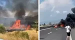 Accident cumplit în Grecia, aproape de Thassos: 3 morți după ce un TIR a intrat cu 100 km/h în 2 mașini, la bariera de taxare