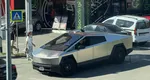O Tesla și-a făcut apariția pe străzile din Cluj, stârnind o avalanșă de reacții comice: „Nu-i căruța ca cybertruck-ul”