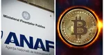 Escrocii au brevetat o nouă metodă prin care să le ia banii naivilor. Mesaje false în numele ANAF, pentru plăți în bitcoin