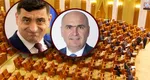 Sala de plen a parlamentului, aproape goală la citirea moțiunilor contra guvernului Bolojan. N-au fost interesați nici inițiatorii!