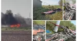 O nouă tragedie aviatică. Aeronava a luat foc la impactul cu solul, nu există supravieţuitori
