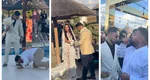 VIDEO Moment spectaculos la nunta lui Tony One, fiul lui Costel Biju! Celebrul manelist i-a pupat picioarele fiului său