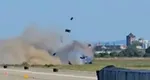 A scăpat cu viaţă după ce cauciucul i-a explodat la 300 km/h şi maşina a luat foc. S-a întâmplat în România VIDEO