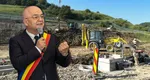 Lucrările la metroul din Cluj-Napoca au fost întrerupte. Constructorii, puși în dificultate de o rocă vulcanică dificil de spart