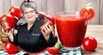 Rețetă de suc de roșii fără conservanți. Gina Bradea dezvăluie secretul pentru un preparat natural, fără E-uri