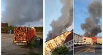 VIDEO Explozii urmate de un incendiu la o platformă industrială din Sebeș! Patru oameni răniți, a fost activat Planul Roșu de Intervenție VIDEO