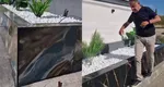 Un cetățean din Pitești și-a făcut jardiniere „tip cavou” în fața casei. Primarul s-a dus furios peste el: „Mai mult de 48 de ore nu vă dau să le dați jos” VIDEO