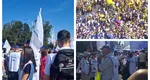 Proteste de amploare în prima zi a anului școlar. Studenții se alătură profesorilor care protestează față de măsurile de austeritate din educație